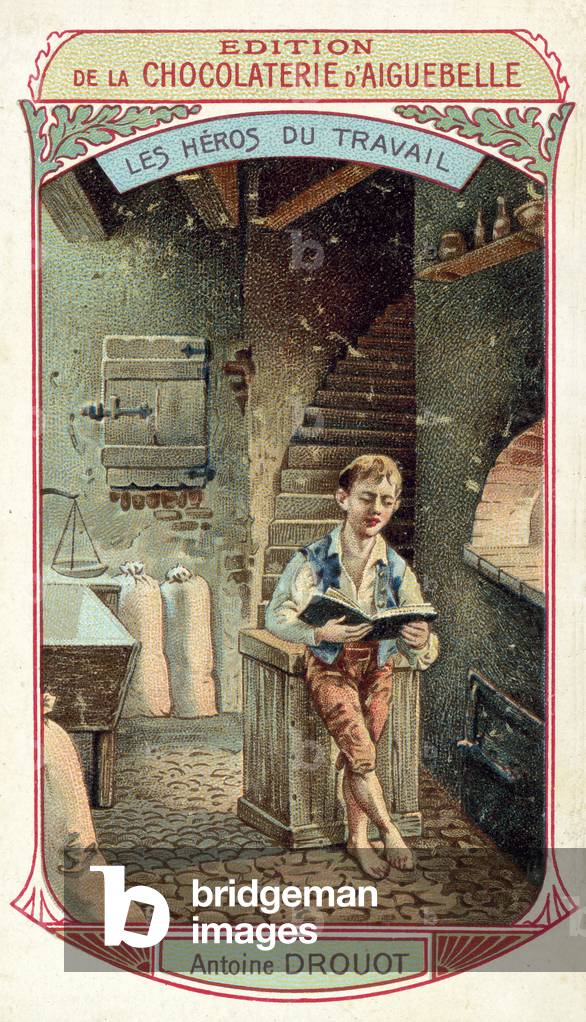 Antoine Drouot, French general of the Napoleonic Wars, as a child (chromolitho)