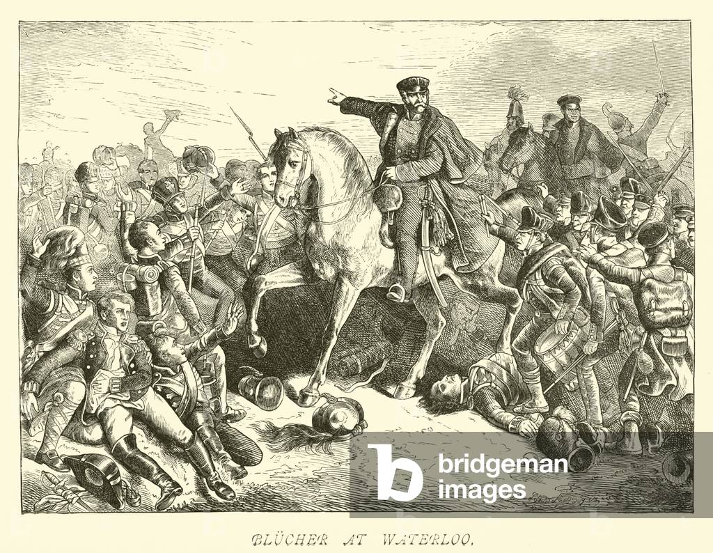 Blucher at Waterloo (engraving)