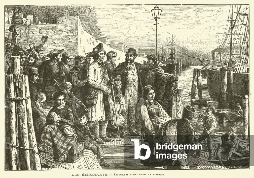 Les Emigrants (engraving)