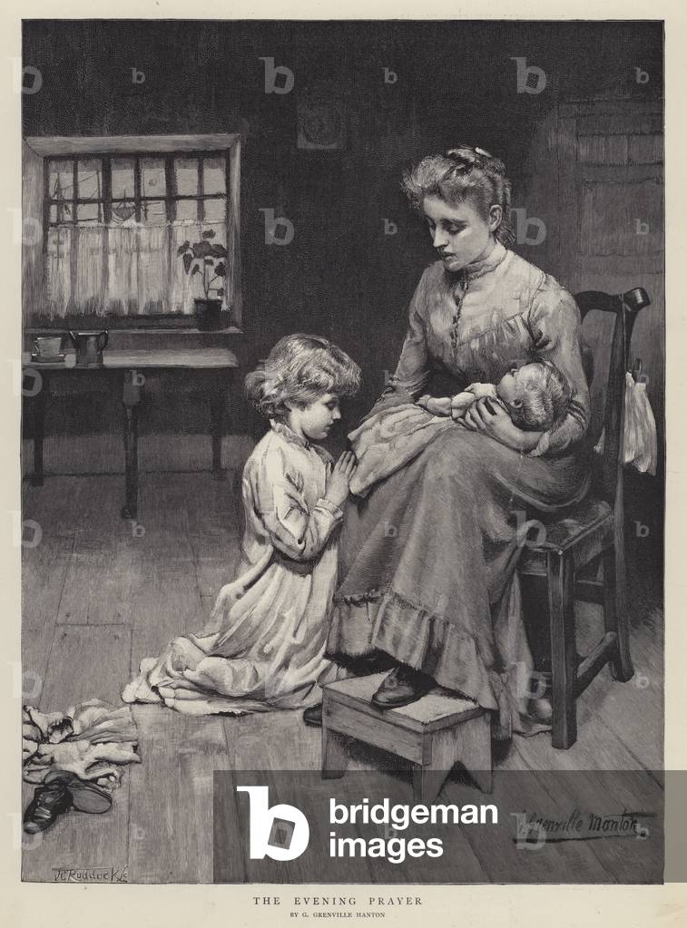 The Evening Prayer (litho)