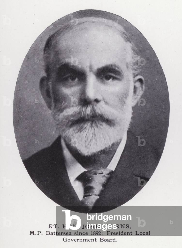 Prominent Men of London: Rt Hon John Burns (b/w photo)