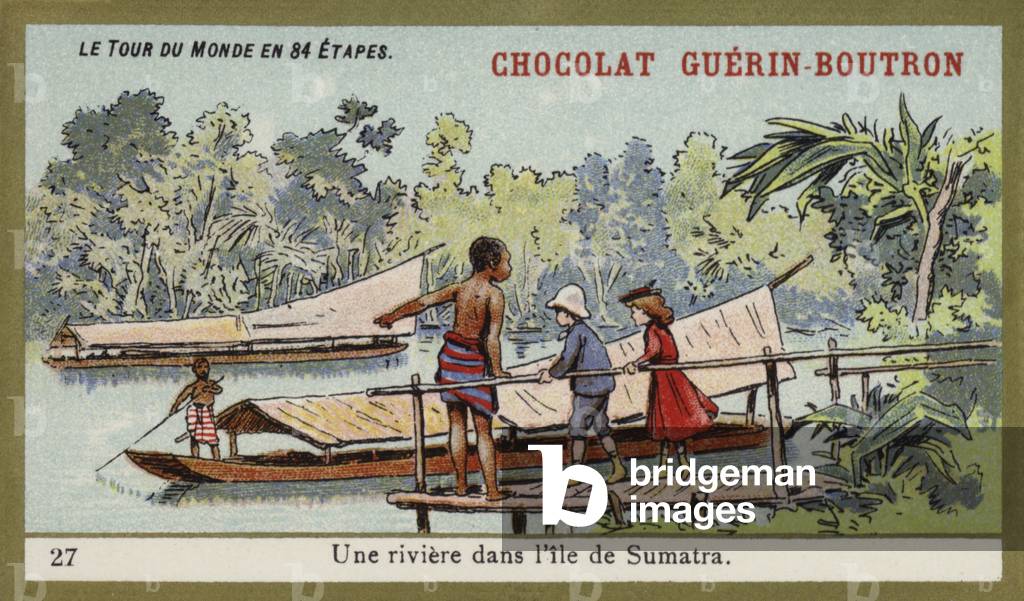 A river on the island of Sumatra (chromolitho)