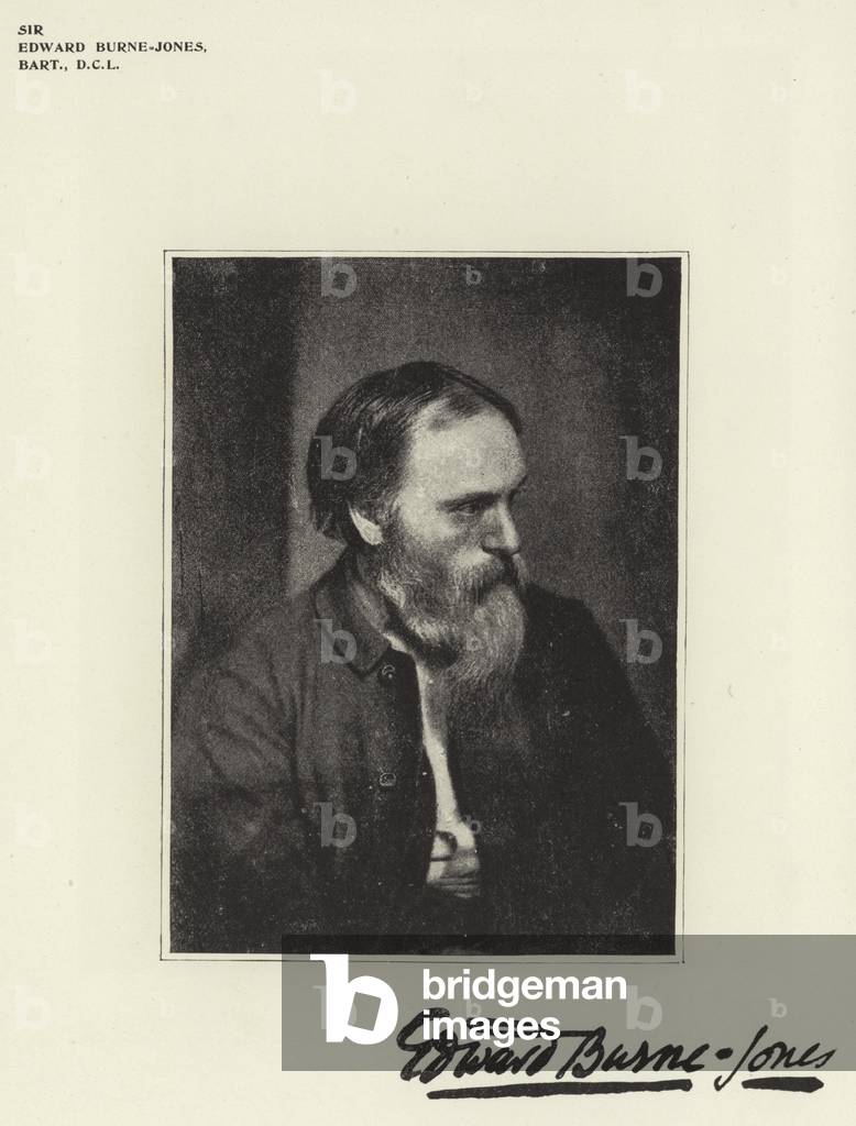Sir Edward Burne-Jones, Bart, DCL (engraving)