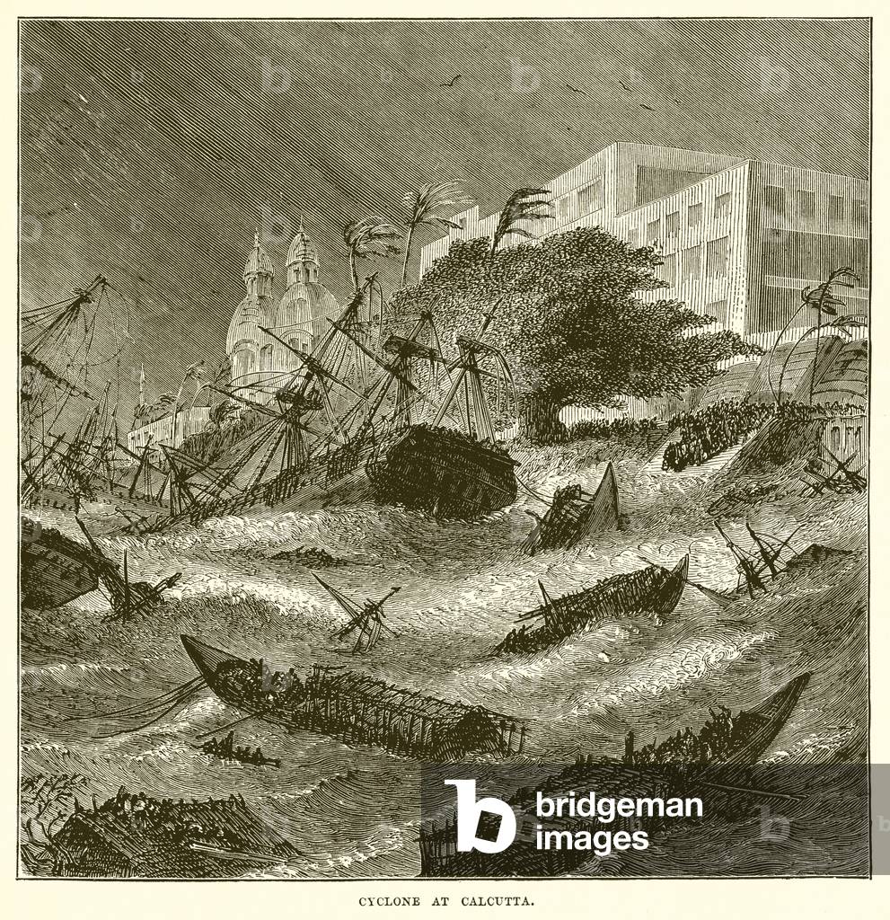Cyclone at Calcutta (engraving)