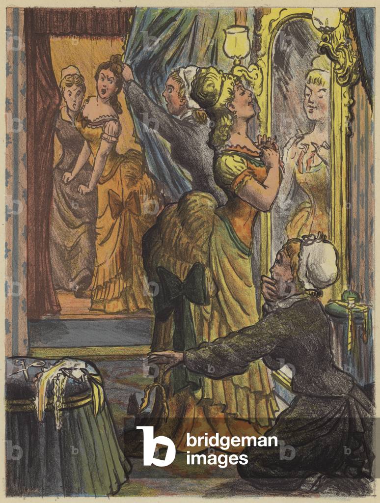 A Fitting Climax, Rue de la Paix (colour litho)
