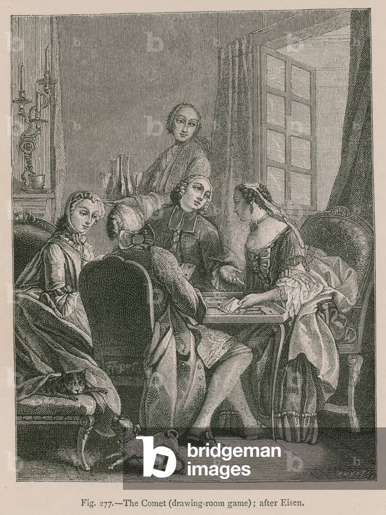 The Comet (Drawing-Room Game); after Eisen (engraving)