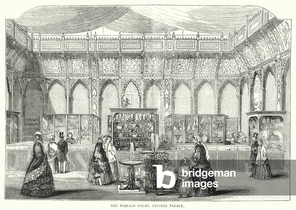 The Foreign Court, Crystal Palace (engraving)