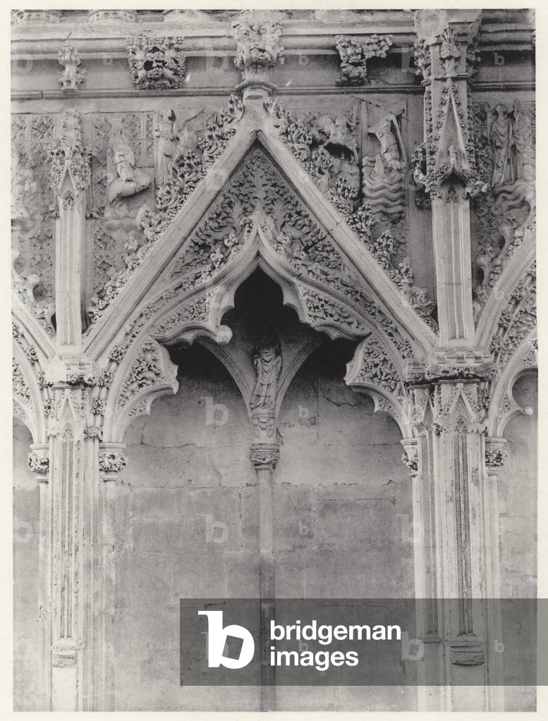 The Lady Chapel, Ely Cathedral: North Side, VII (b/w photo)