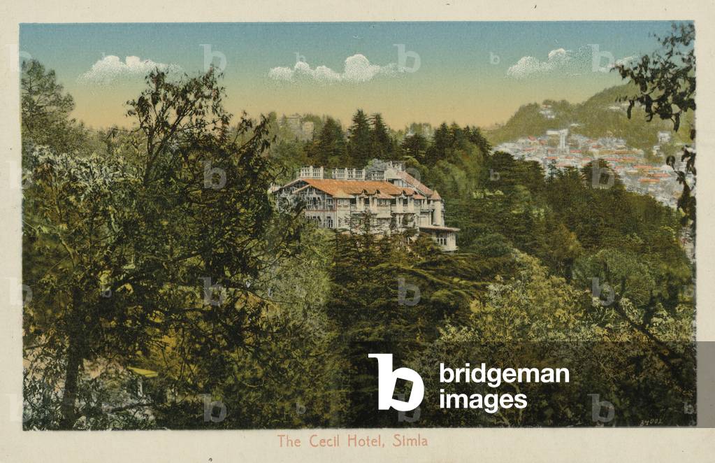 The Cecil Hotel, Simla (colour photo)