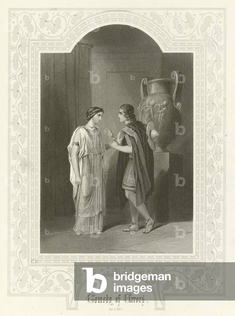 Comedy of Errors, Act III, scene ii (engraving)