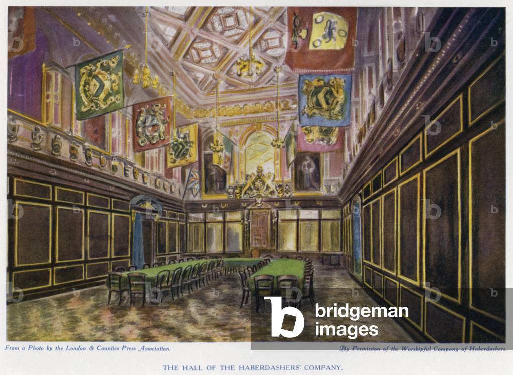 The hall of the Haberdashers' Company (photo)