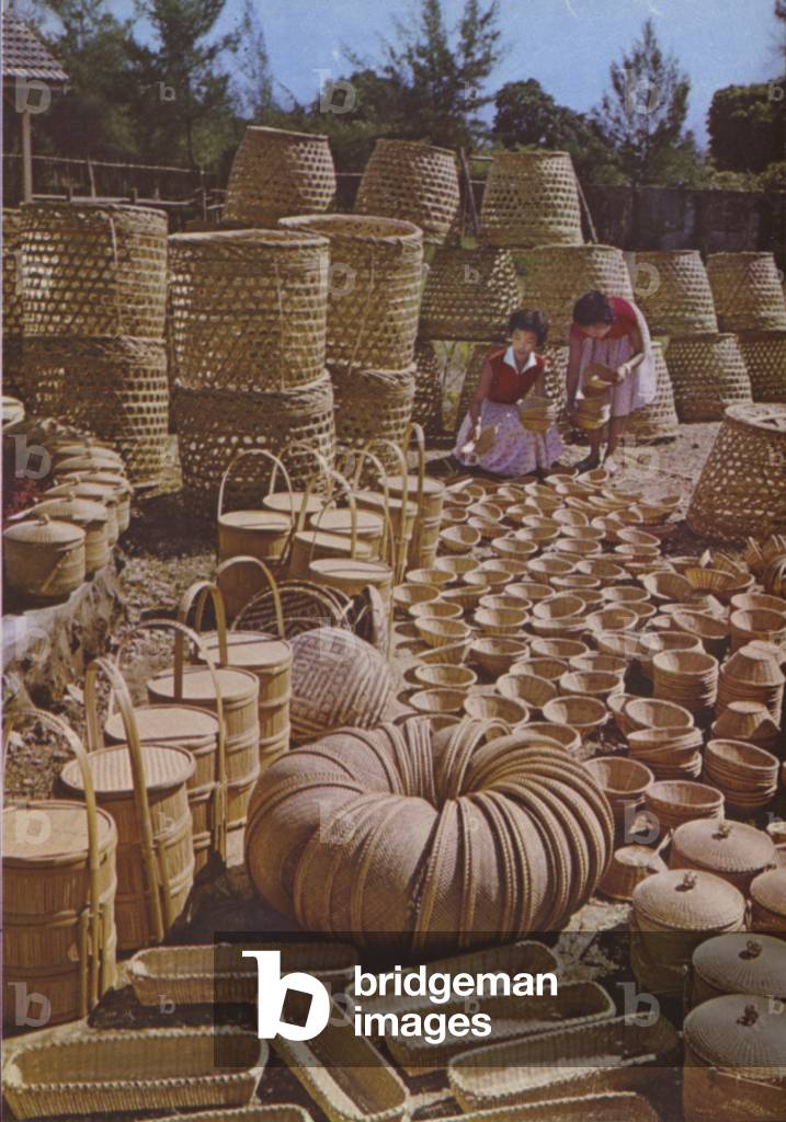 Taiwan: Bamboo Baskets, 1962 (photo)
