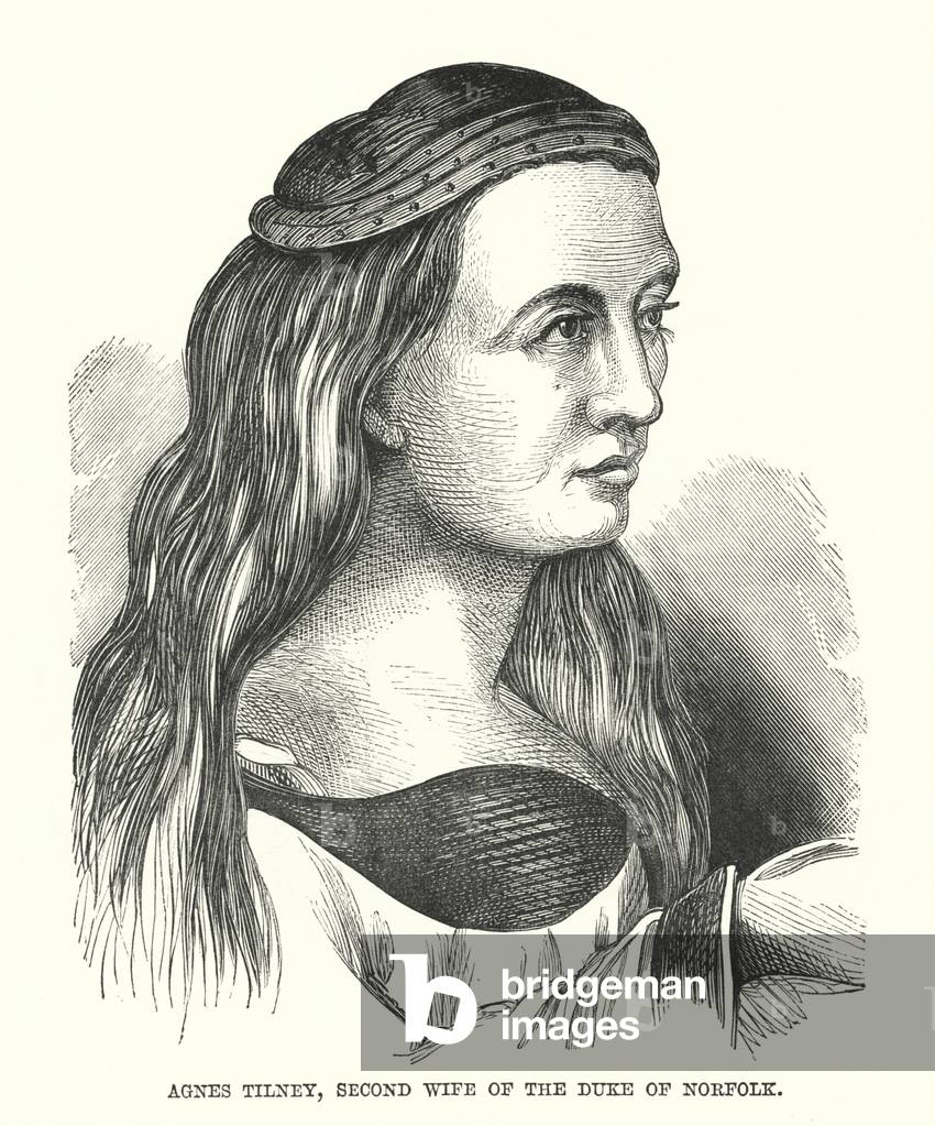 Agnes Tilney, Second Wife of the Duke of Norfolk (engraving)