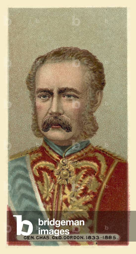 General Charles George Gordon, 1833-1885 (chromolitho)