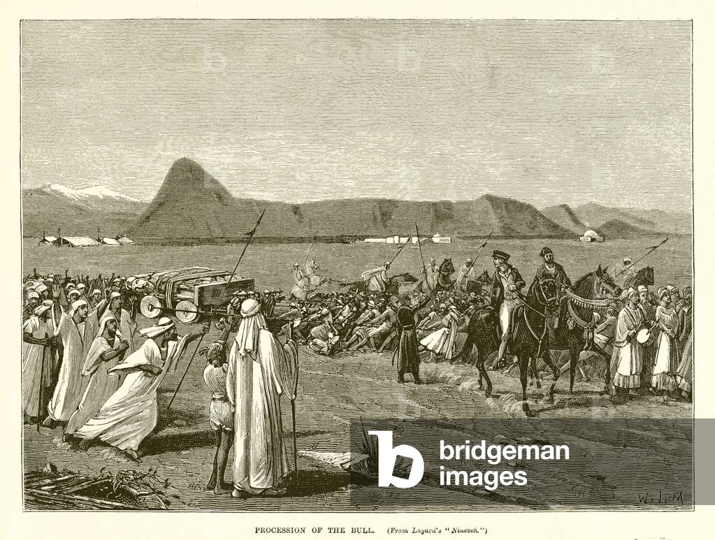 Procession of the bull (engraving)