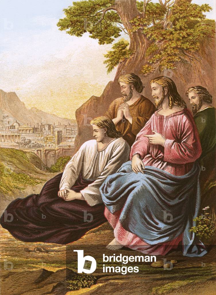 "Cristo preannunciando la distruzione di Gerusalemme" di English School