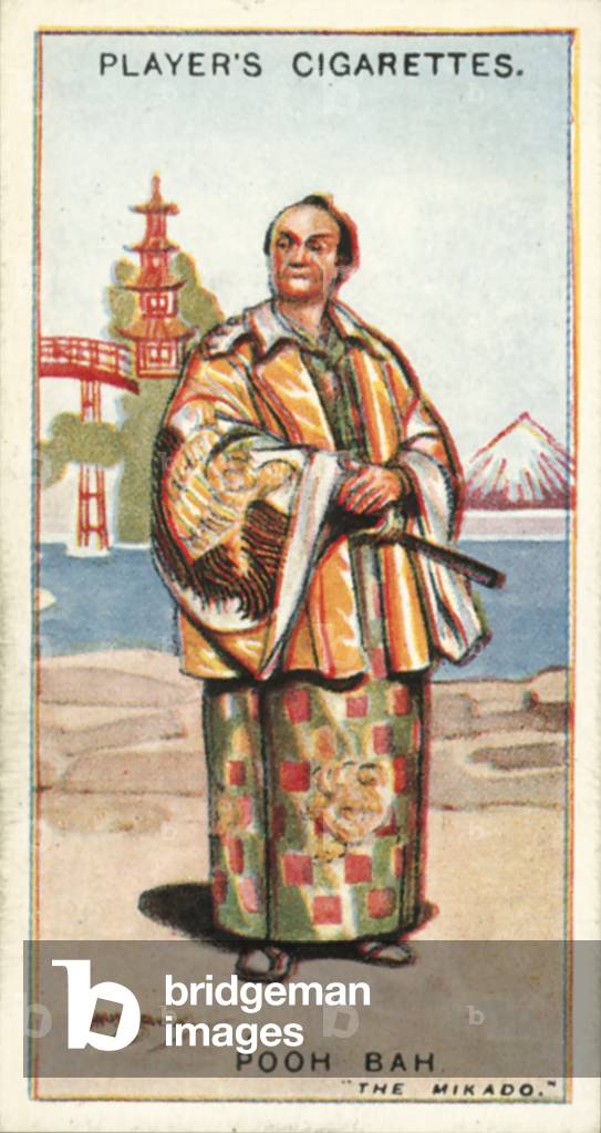 Gilbert and Sullivan, Pooh Bah, The Mikado (colour litho)