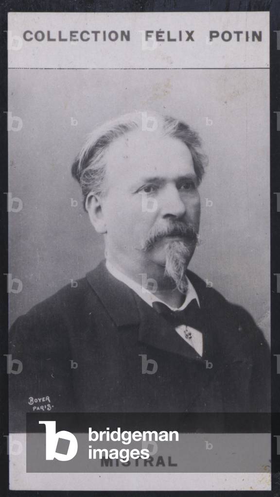 Frederic Mistral (1830) (b/w photo)