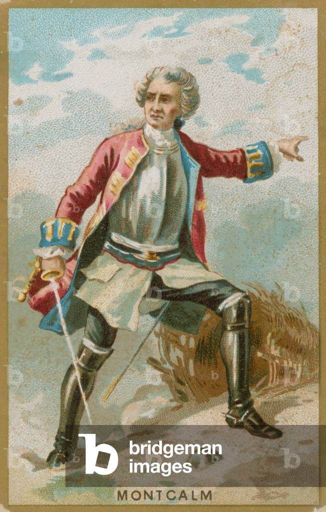 Louis-Joseph de Montcalm (chromolitho)