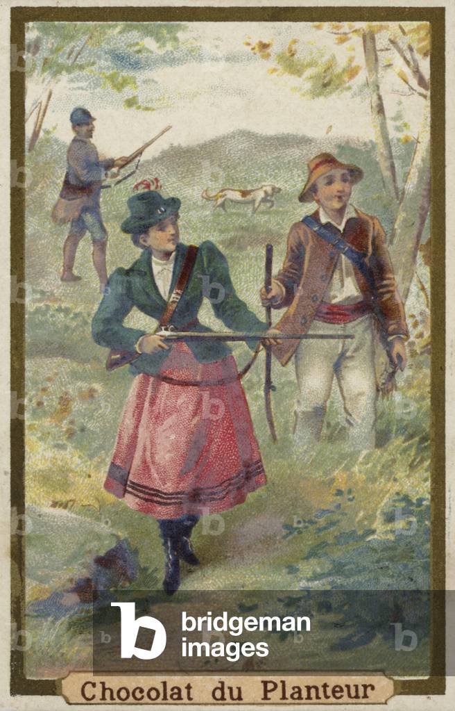 Hunting (chromolitho)