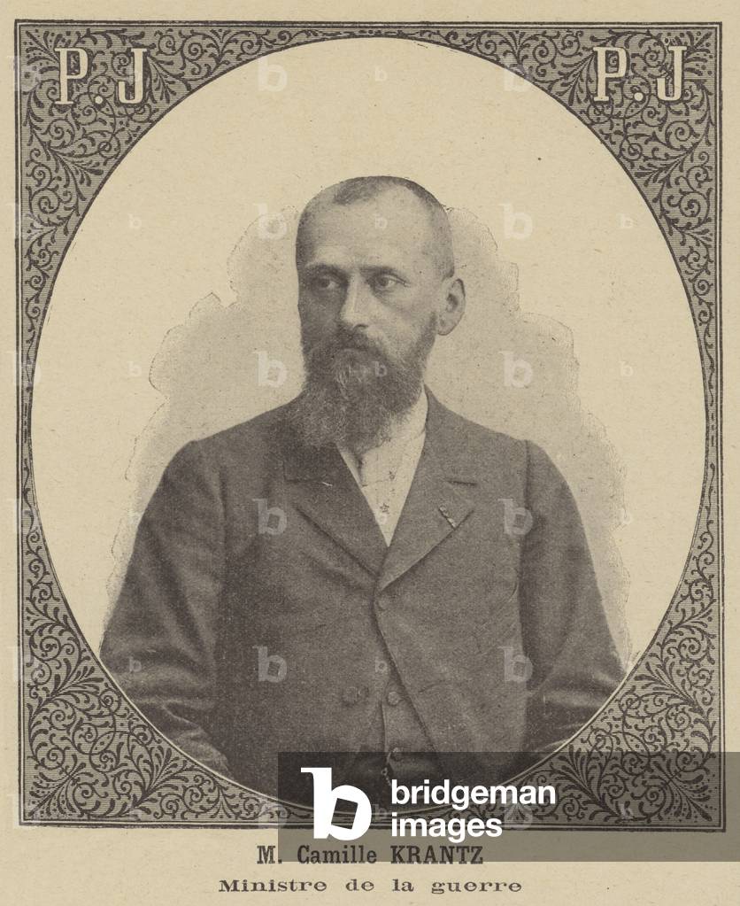Camille Krantz, French Minister of War (litho)