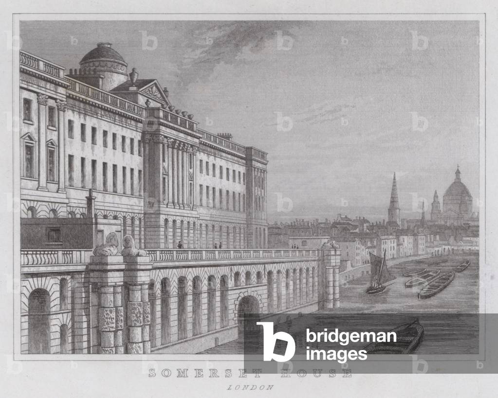 Somerset House, London (engraving)
