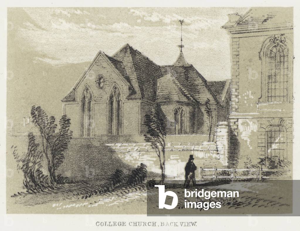 College Church, Back View (engraving)