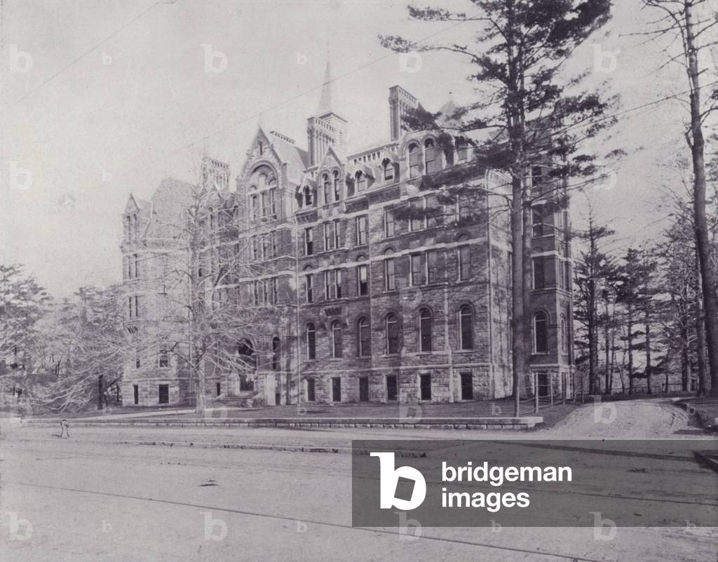 Canada: McMaster Hall, Toronto (b/w photo)