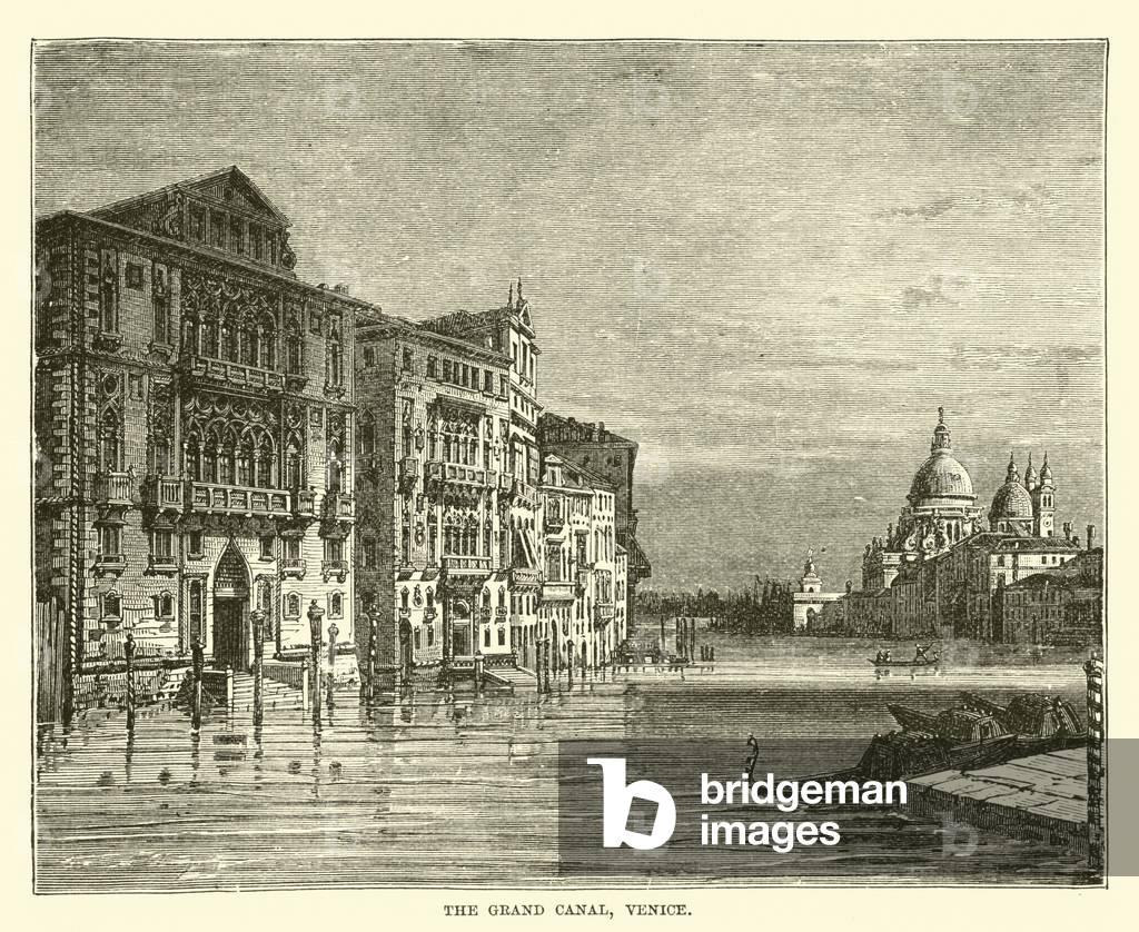 The Grand Canal, Venice (engraving)