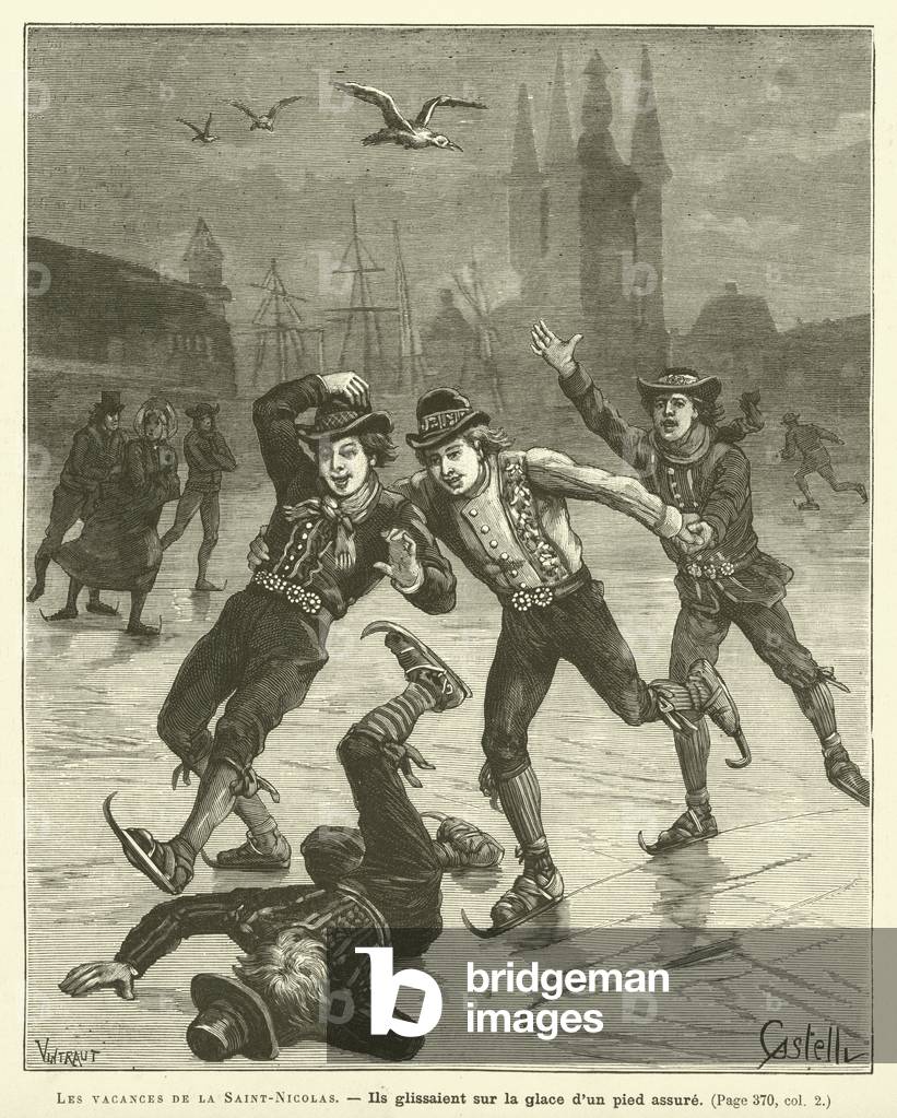 Les Vacances De La Saint-Nicolas (engraving)
