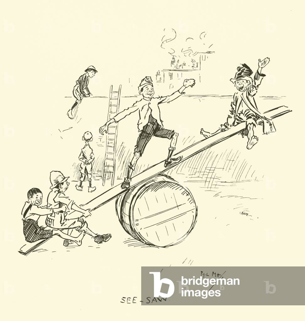 Illustration for Phil May's Gutter-Snipes (lithograph)