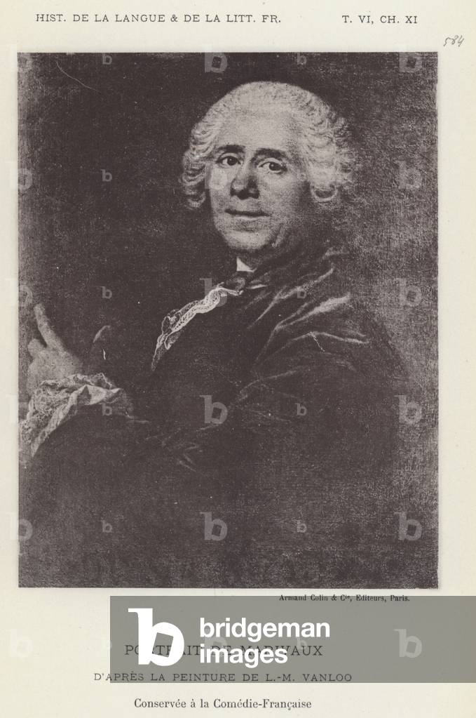 Portrait De Marivaux (litho)