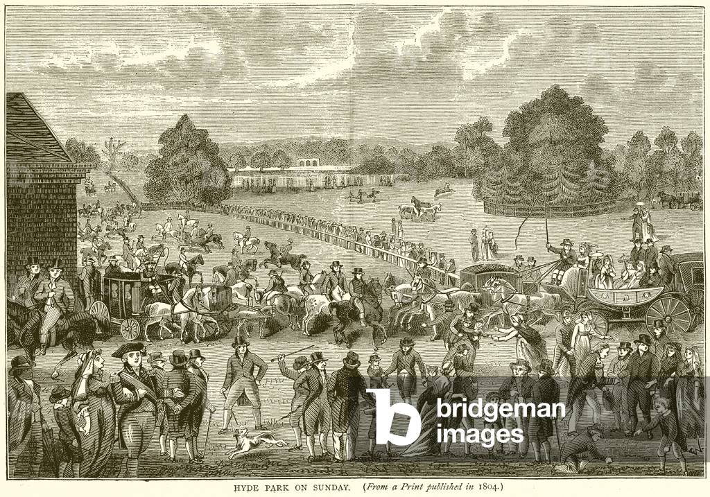 Hyde Park on Sunday (engraving)