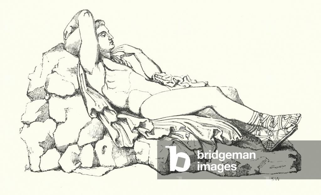 John Keats: Illustration for Endymion (engraving)