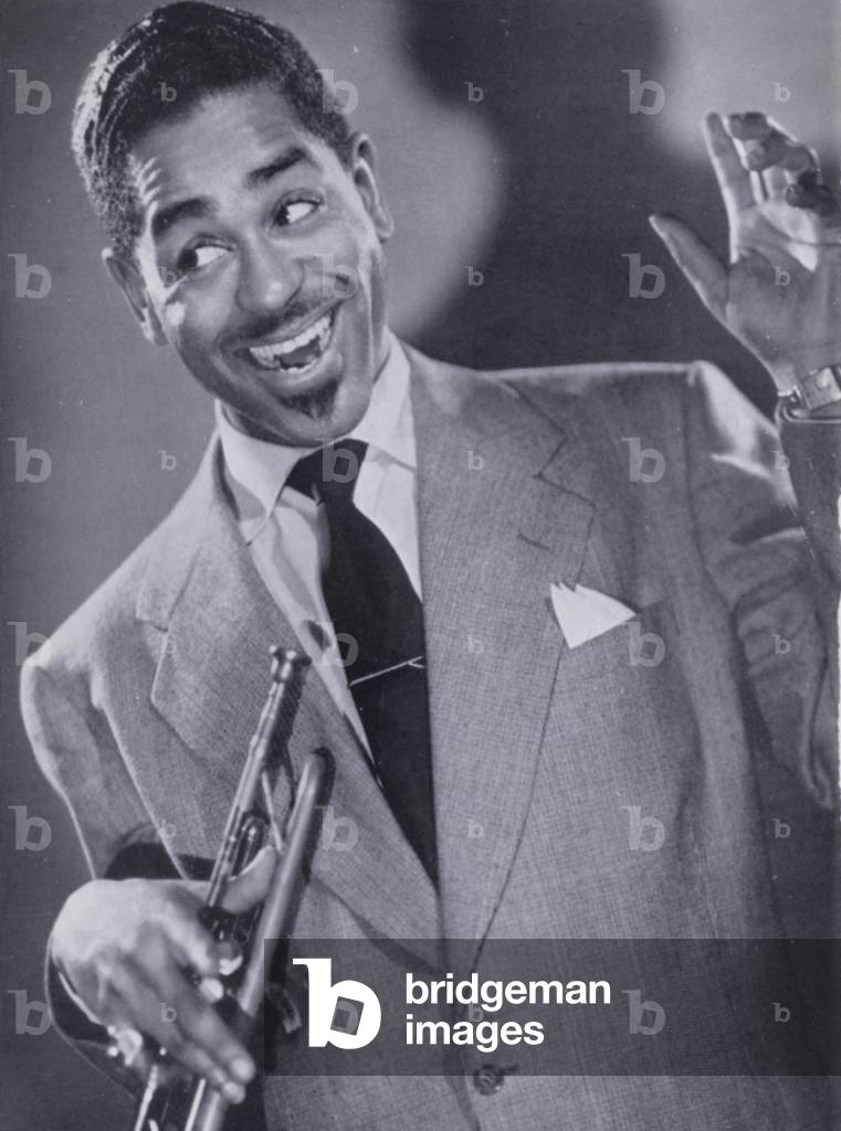 Dizzy Gillespie (b/w photo)