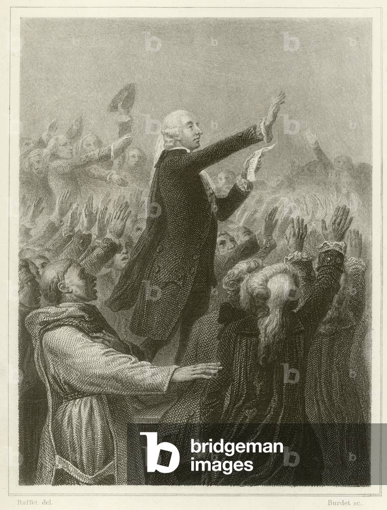 Tennis Court Oath (engraving)