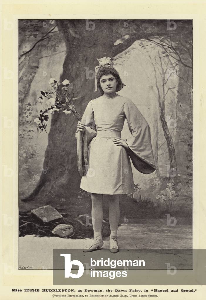 Miss Jessie Huddleston, as Dewman, the Dawn Fairy, in 