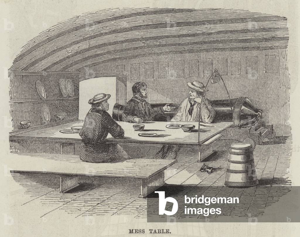 Mess table (engraving)