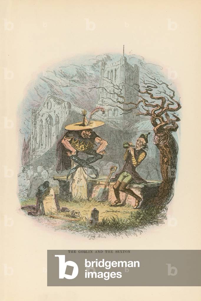 Illustration for Pickwick Papers (colour litho)