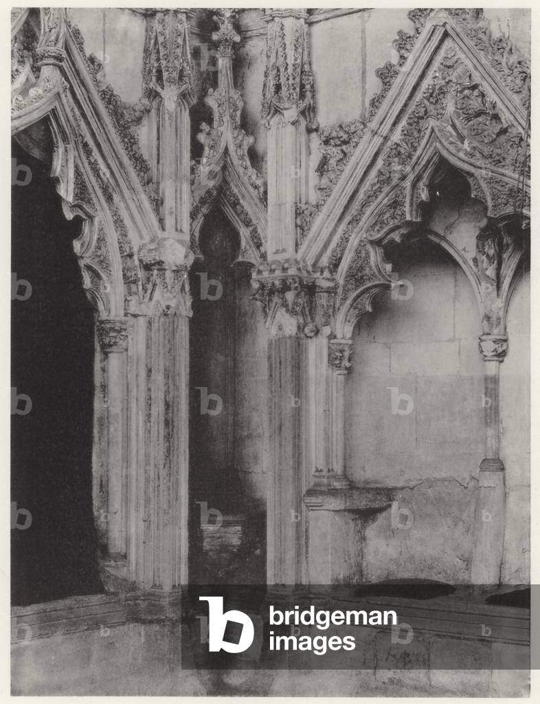The Lady Chapel, Ely Cathedral: SE Corner (b/w photo)