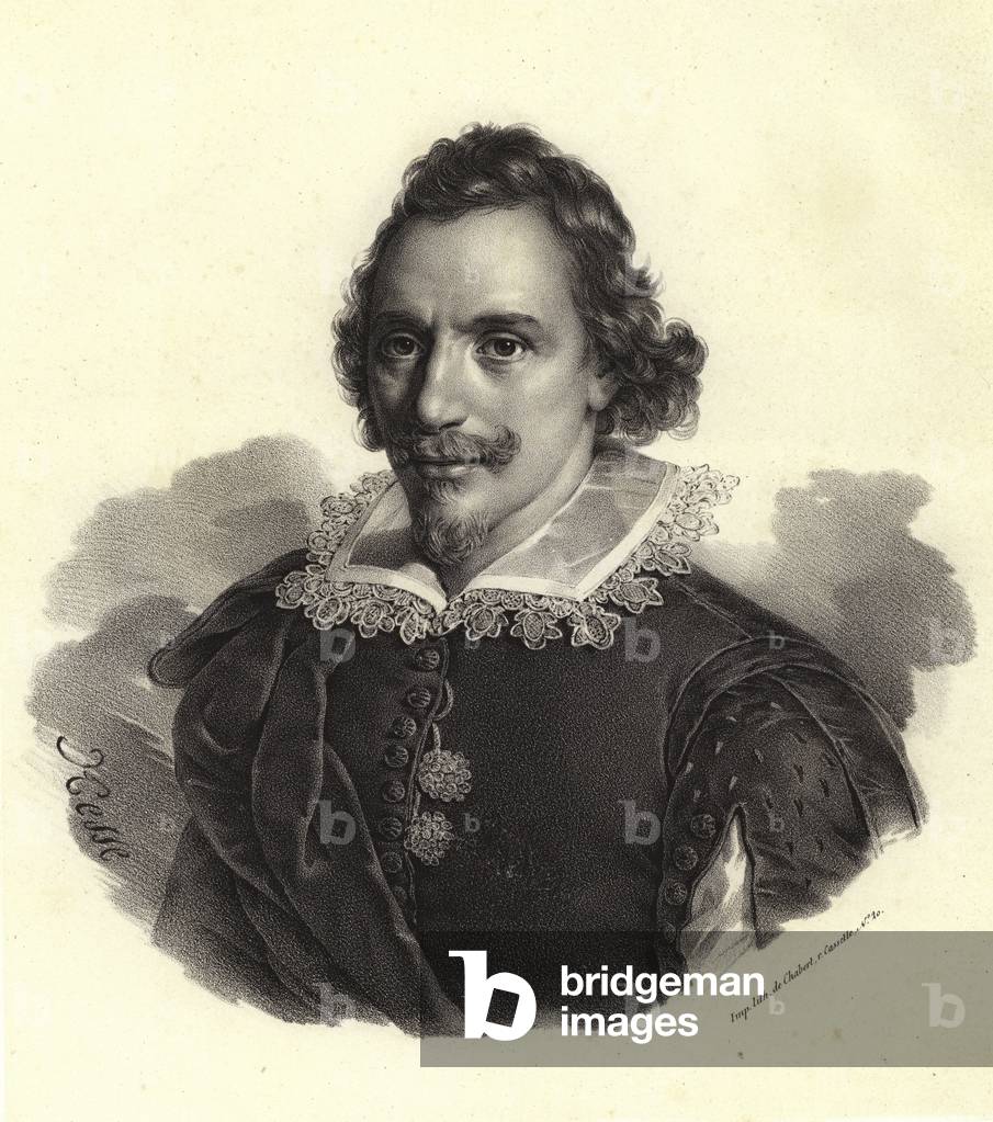 Jacob van Oost the Younger, Flemish artist (litho)