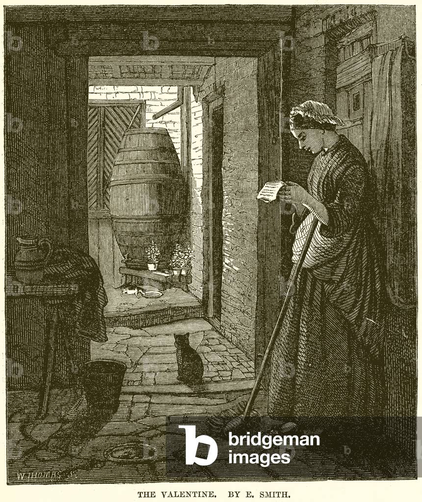 The Valentine. By E. Smith (engraving)