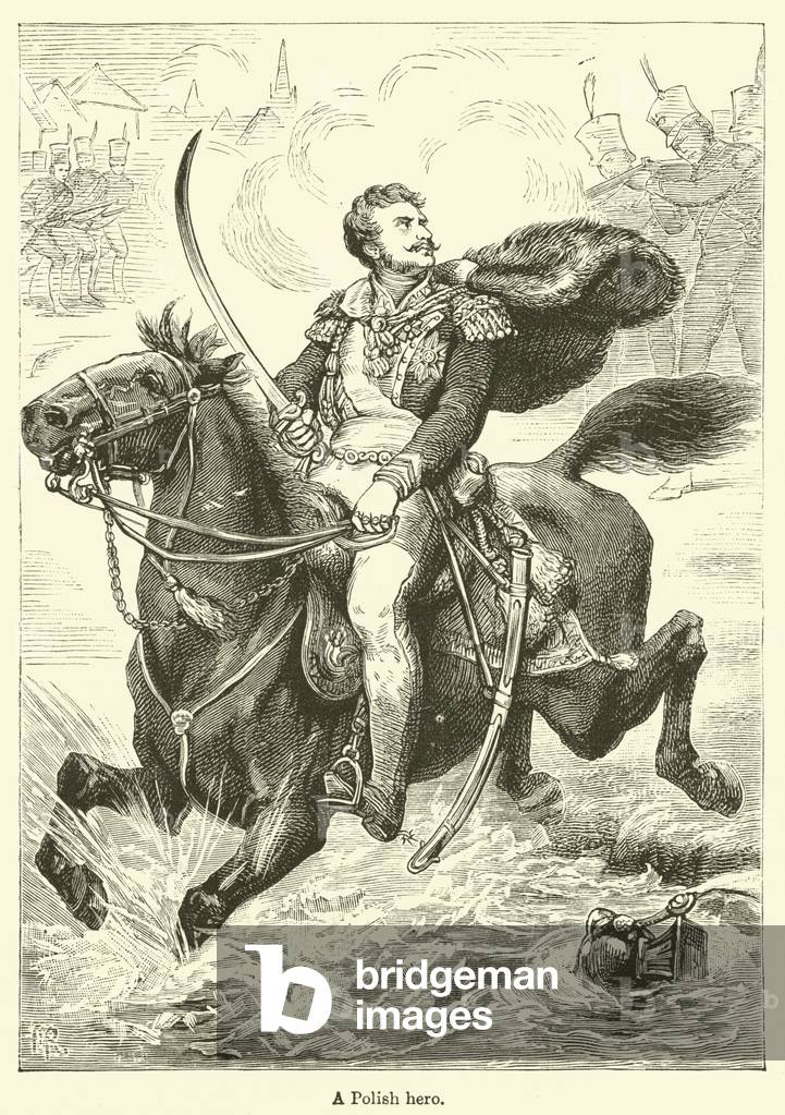 A Polish hero (engraving)
