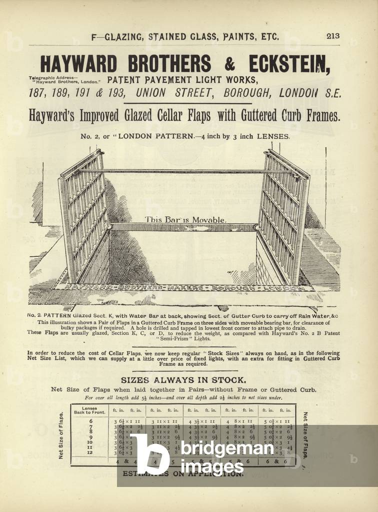 Page from The Architect's, Surveyor's and Engineer's Compendium 1892 (engraving)