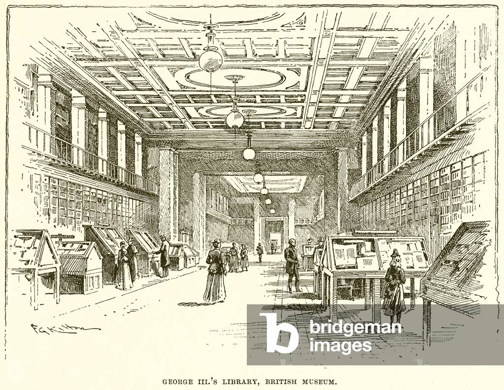George III's Library, British Museum (engraving)