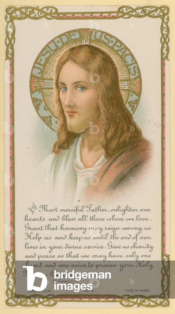 O Most merciful Father, enlighten our hearts and bless all those whom we love (chromolitho)