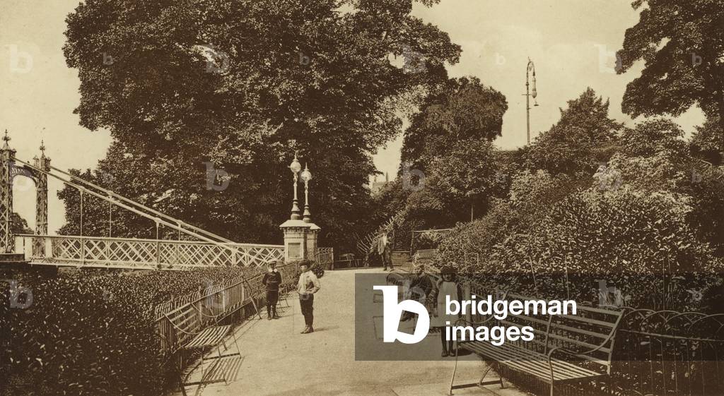 Castle Green Gardens, Hereford (b/w photo)