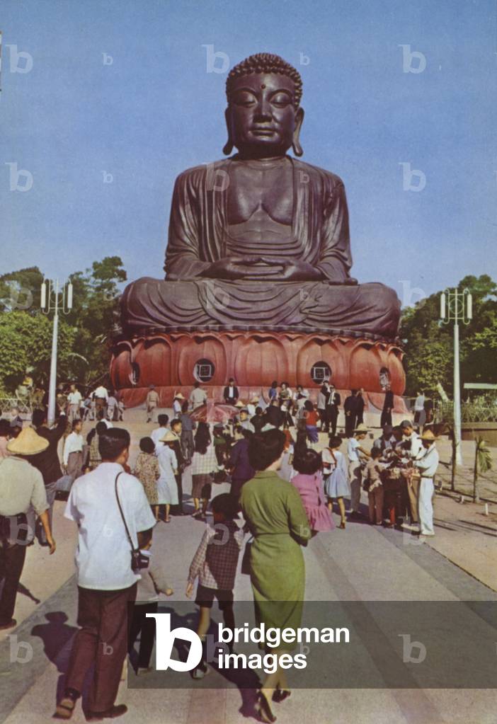 Taiwan: Giant Buddha at Changhua, 1963 (photo)