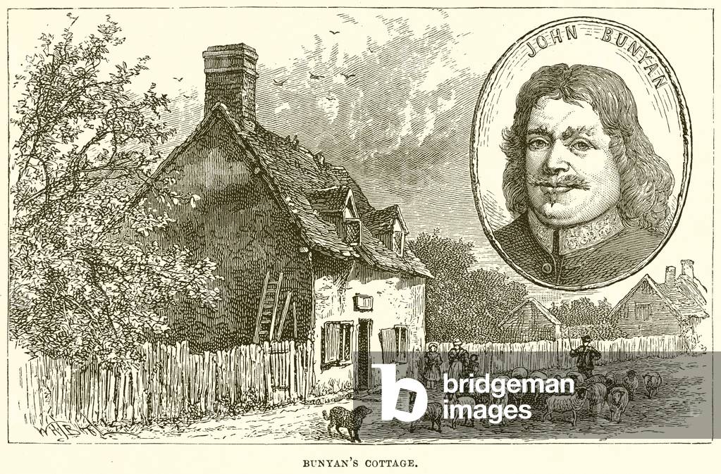 Bunyan's Cottage (engraving)