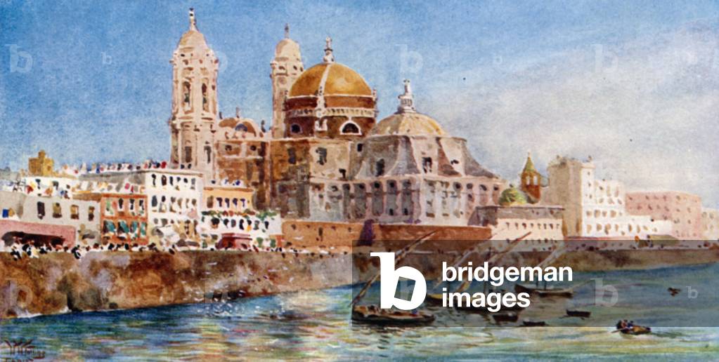 Cadiz (colour litho)